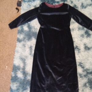 NAVY BLUE EVENING DRESS